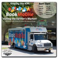 ICPL Bookmobile at the Iowa City Farmers Market 