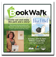 Blue Ethel Book Walk June