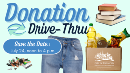 Donation Drive-Thru Save the Date