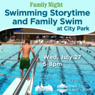 Family Night: Swimming Storytime and Family Swim at City Park