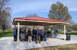Energy Blitz volunteers are shown