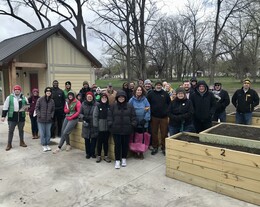 energy blitz volunteers from the morning shift are pictured