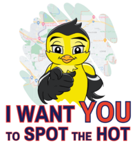 Goldie says "I want you to spot the hot"