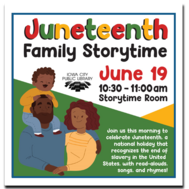 Participate in Our Special Juneteenth Family Storytime PHOTO