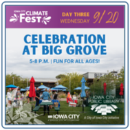 Climate Fest Celebration at Big Grove