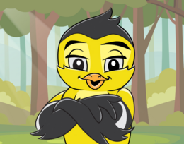 a portrait of Goldie