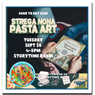Book To Art Club: Strega Nona Pasta Art