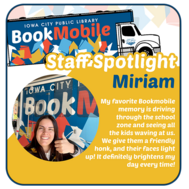 Meet Miriam, One of the Newest Members of Our Bookmobile Team!