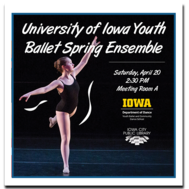 University of Iowa Youth Ballet Spring Ensemble