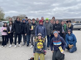 afternoon Energy Blitz volunteers are pictured