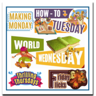 Daily Fun Programs for Elementary-Age Kids at 1 p.m.