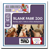 Check out all the great July Programming in the All Abilities Club!