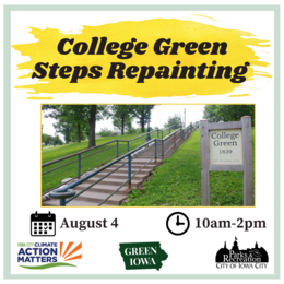 invitation to repaint College Green Park steps