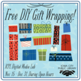 Free Drop-In DIY Gift Wrapping at ICPL!