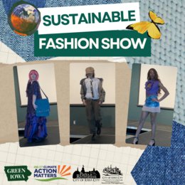 a graphic for the Sustainable Fashion Show