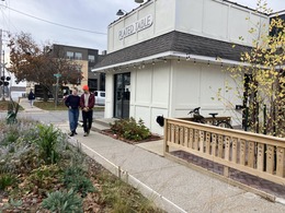 a photo of landscaping in front of Plated Table