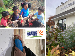 A collage of climate action grant projects