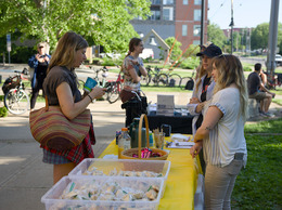 Bike to Work Breakfast attendees and staff