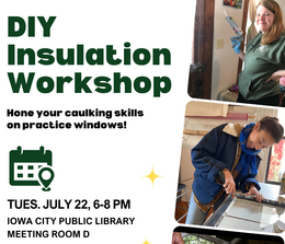 home weatherization workshop invitation