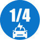 1/4