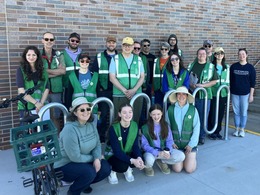 Morning volunteers at the 2026 Neighborhood Energy Blitz are pictured