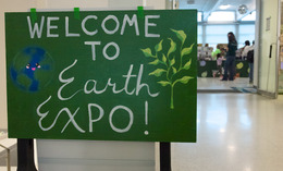 Earth Expo sign
