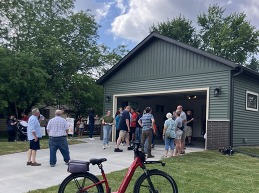 student built house exterior