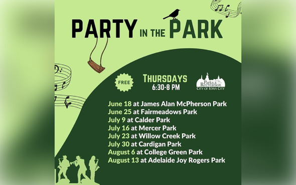 Parks and Recreation Party in the Park 2026 Schedule