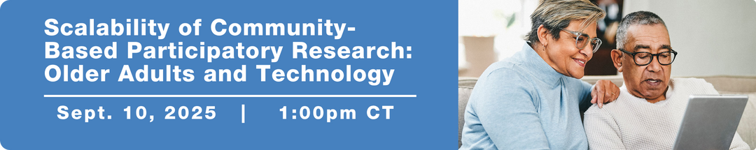Scalability of Community-Based Participatory Research: Older Adults and Technology