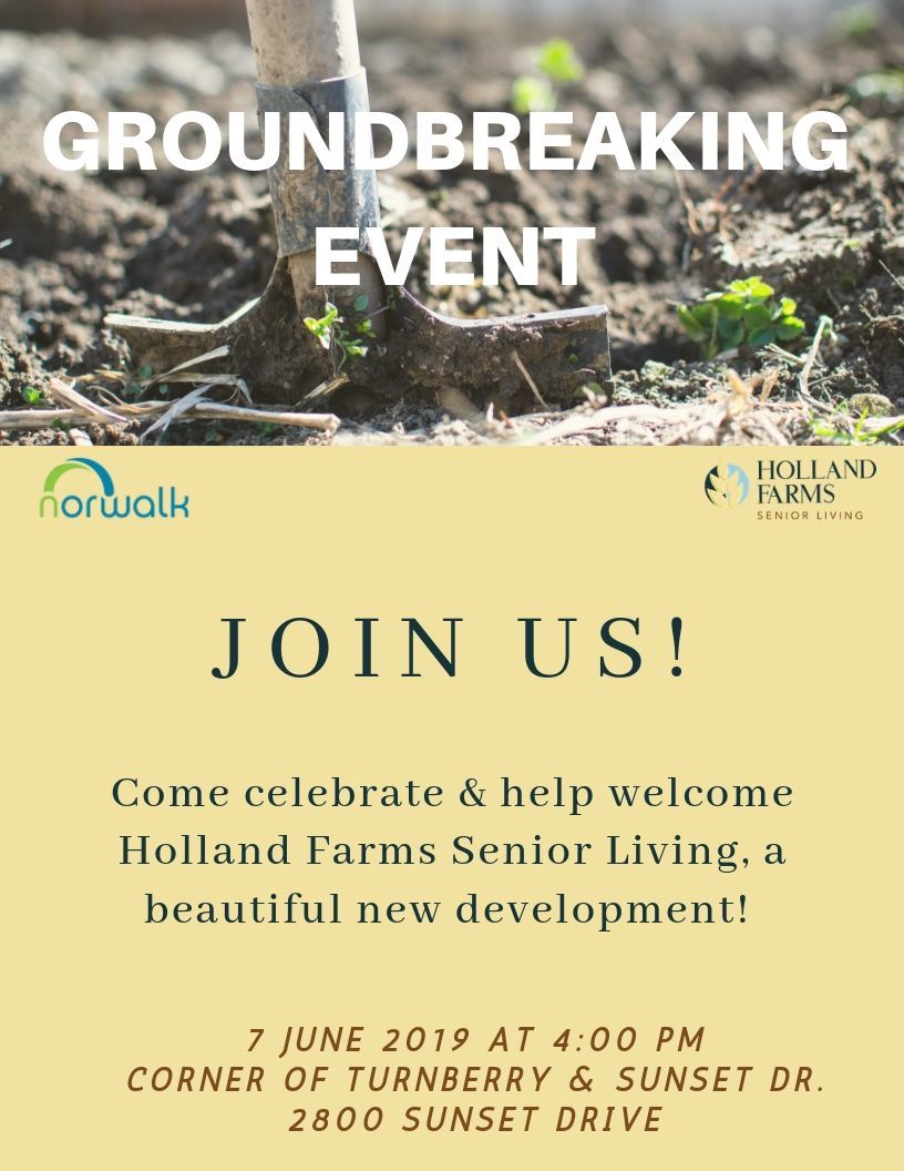 Groundbreaking Event Flyer