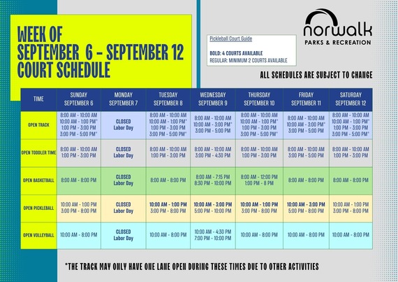 crt schedule