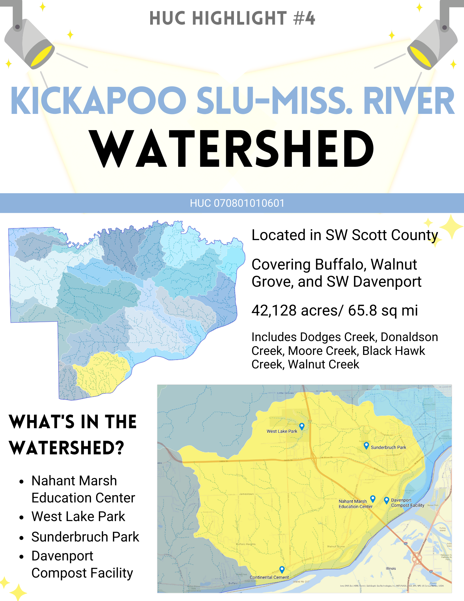 HUC Highlight #4: Kickapoo Slu-Mississippi River!