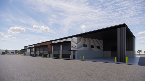 Rendering of the shop