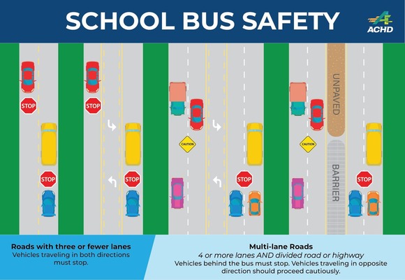 School Bus Lane Graphic