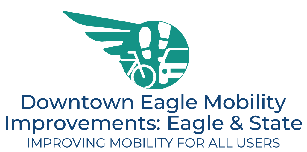 Downtown Eagle Mobility Improvements: Eagle &\; State Logo