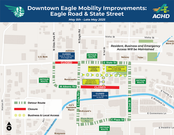 Olde Park Place To Eagle Rd