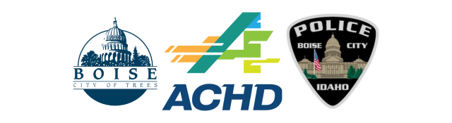 City of Boise, ACHD, Boise Police Logo banner