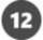 Gray circle with a white 12 in the center