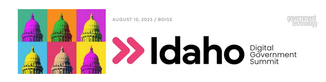 Idaho Digital Government Summit banner