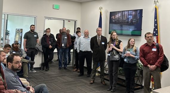 Image of agency staff at ITS open house