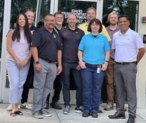 Photo of ITS and ITD staff during North Idaho tour