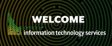 Screenshot of title page on ITS Welcome video