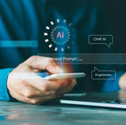 Image showing computer with generative AI prompts