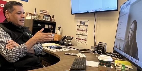 Alberto on Teams meeting