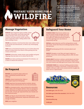 prep for wildfire