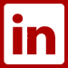 LinkedIn Icon - Safety Red