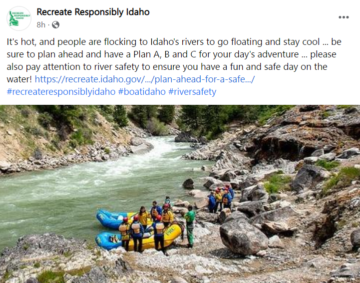 Plan Ahead for a Safe Boating Adventure - Facebook Post