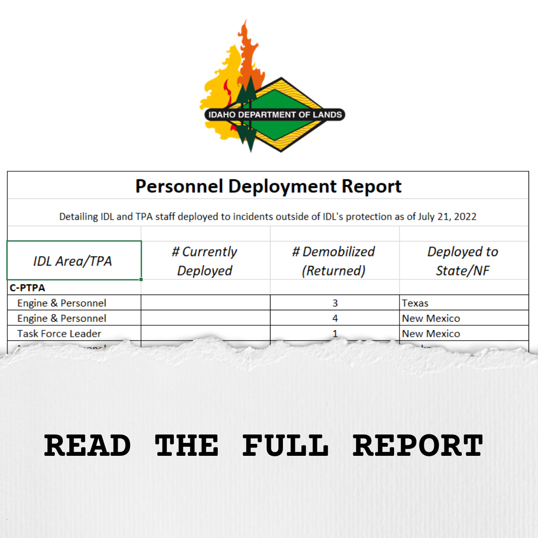 Personnel Deployment Report