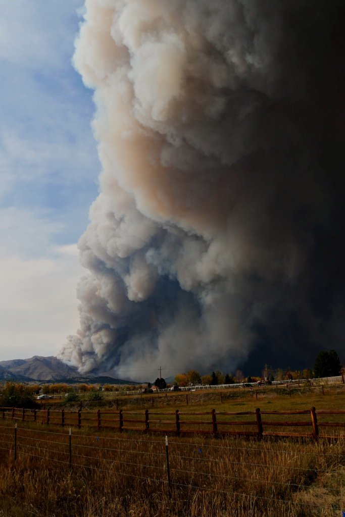 Wildfire Evacuation Photo