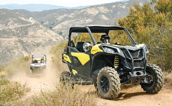UTVs on trail